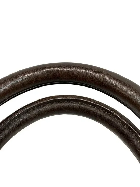 Gucci Business Bag GG Plus Supreme Dark Brown Beige No Lock Leather - Picture 10 of 15